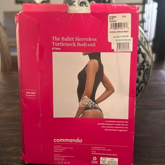 NWT Commando Ballet Sleeveless Mockneck Bodysuit - Picture 4 of 6
